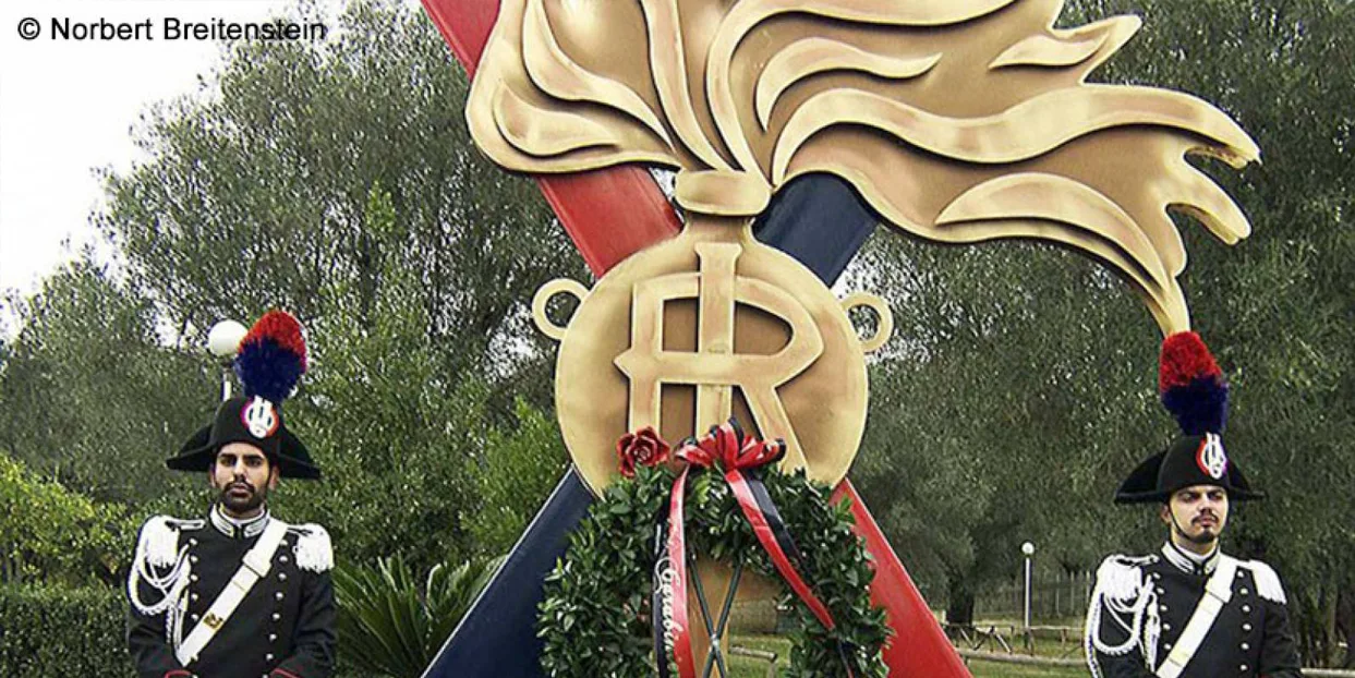 Monumento in memoria del Brigadiere Gaetano Miscia